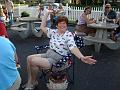 Ann in her patriotic chair!